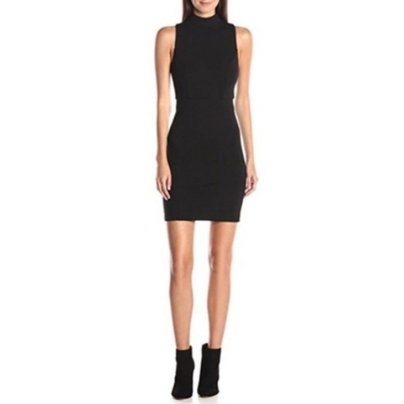 French Connection Dresses & Skirts - FRENCH CONNECTION mock neck bodycon black dress